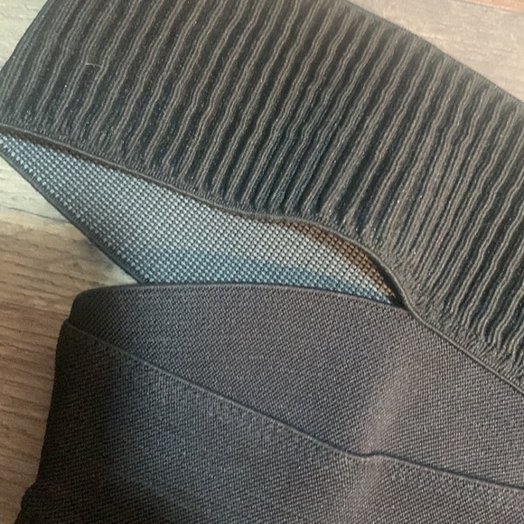 Pleasure Doing Business Black Bandage Rubber Like Crop Top Club/Festival/Concert - Picture 7 of 10